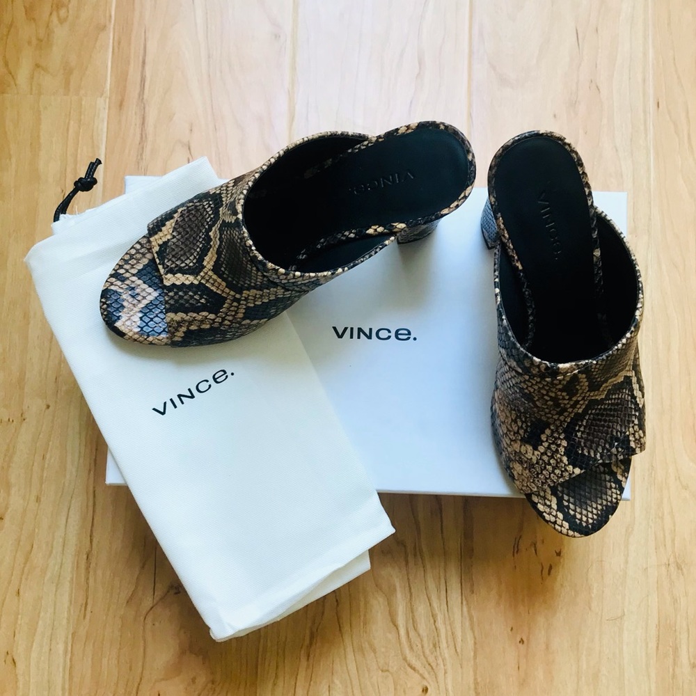 Vince Heath cross-strap mule sandal, Senegal